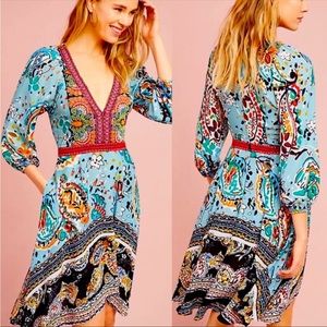 Anthropologie Akemi & Kin Beaded Karmina
Dress Blue Size 2